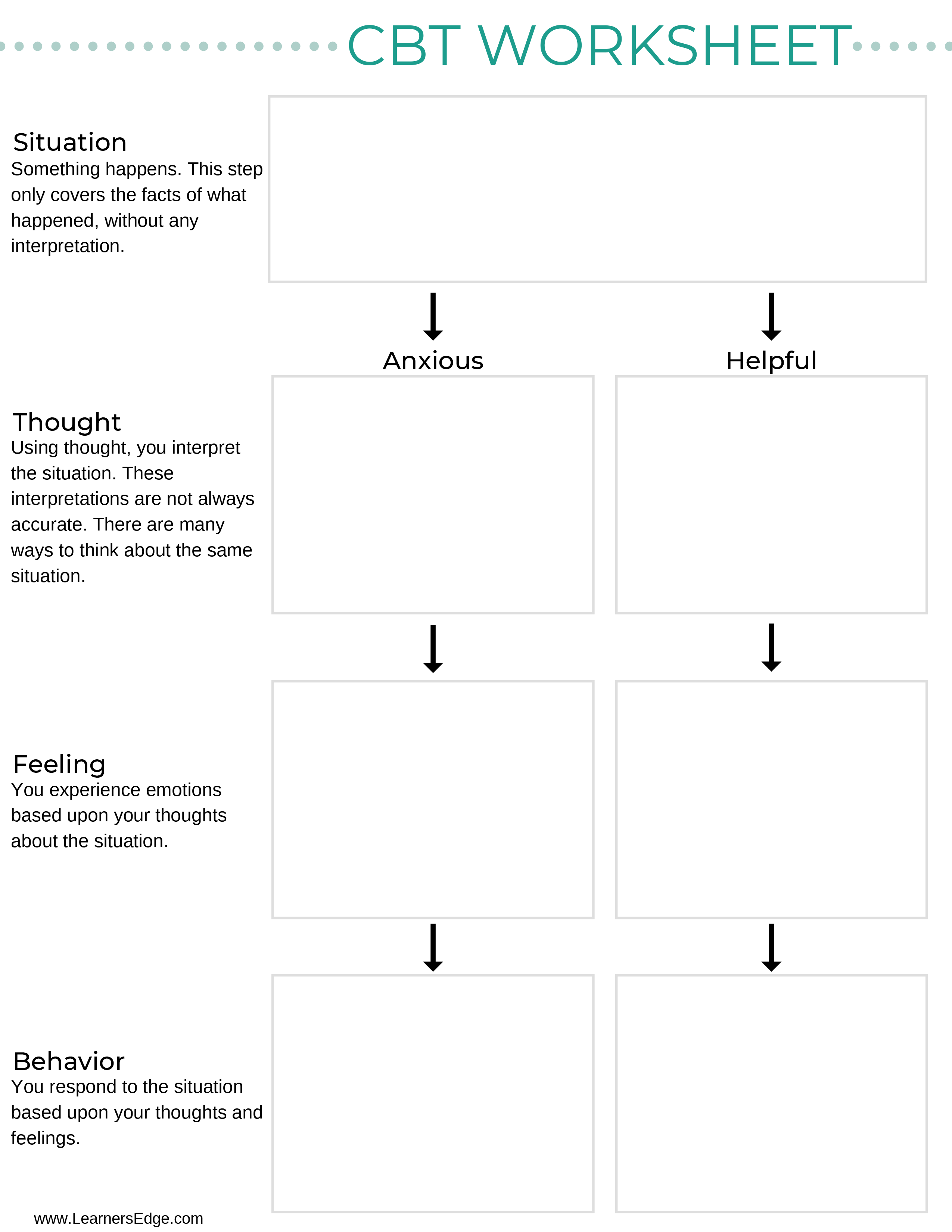 CBT Worksheet